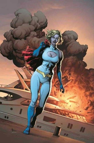 Power girl cover a - #1,